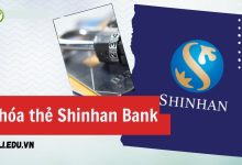 Khóa thẻ Shinhan Bank