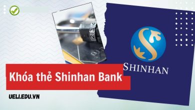 Khóa thẻ Shinhan Bank